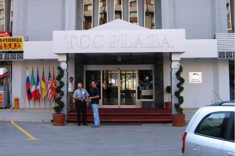 Hotel Tcc Plaza Escópia Exterior foto